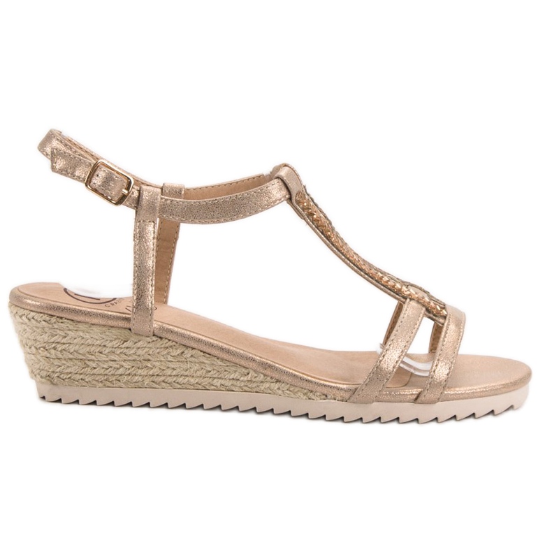 Kylie Comodi sandali con zeppa giallo