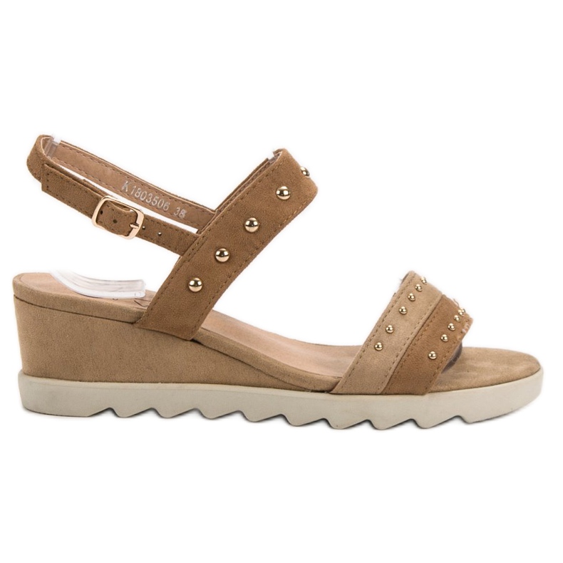 Kylie Sandali Con Strass marrone