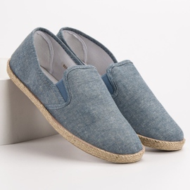 SHELOVET Espadrillas di uomini alla moda blu