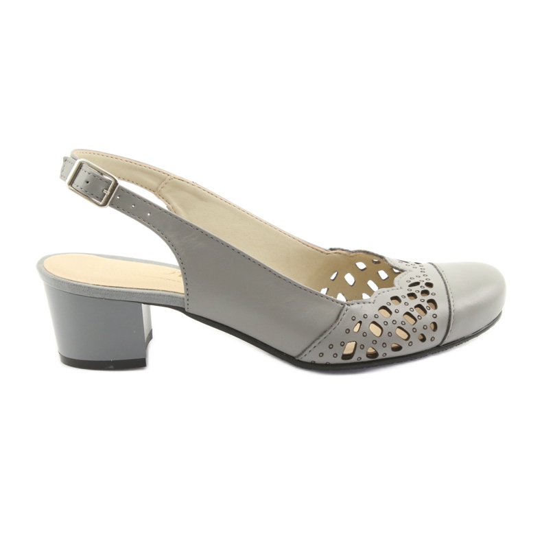 Sandali traforati da donna Gregors 771 grigio