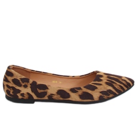 Ballerine leopardate da donna HH16 Leopard marrone