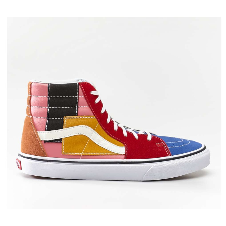 Vans Sk8 Hi Vmf Patchwork Multi True White multicolore