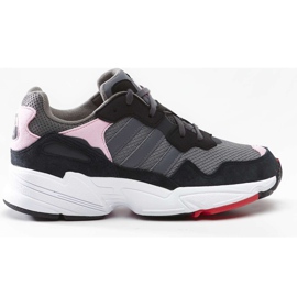 Adidas Yung 96 J 274 grigio quattro grigio cinque rosa chiaro nero multicolore