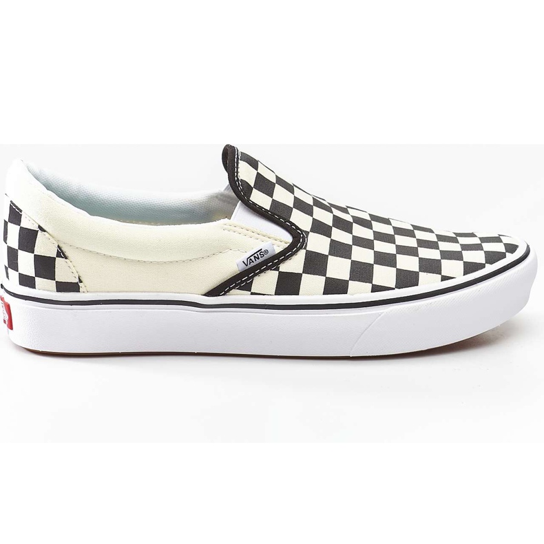 Vans Comfycush Slip On VO4 Checkerboard True White bianca grigio