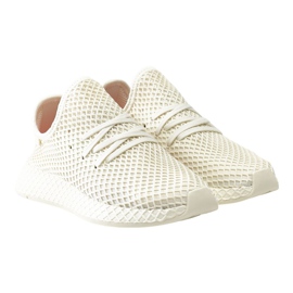Adidas Deerupt Runner Off White Cloud White Shock Rosso bianco