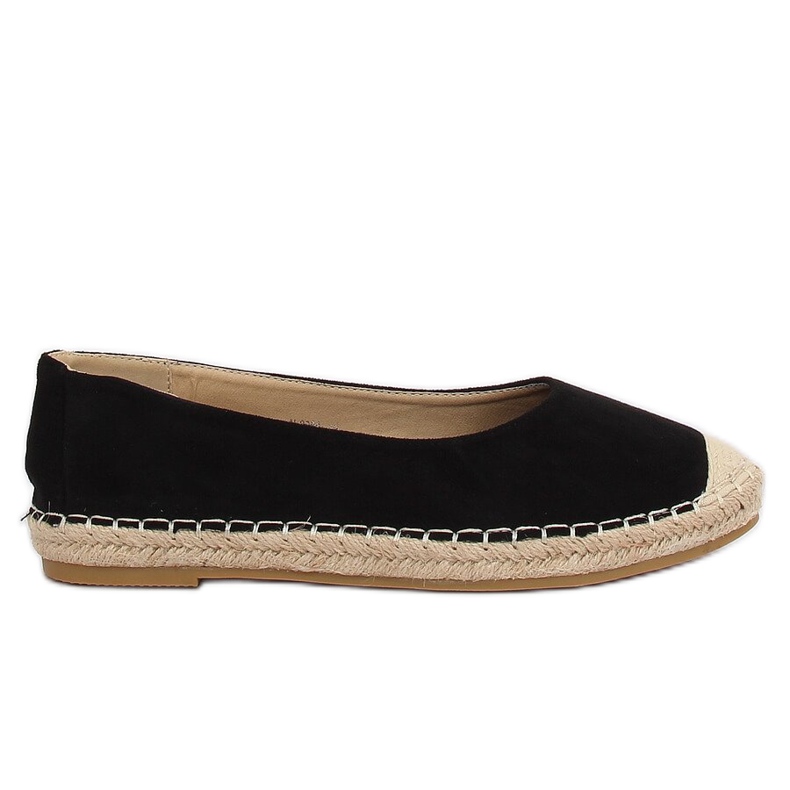Espadrillas ballerina nere N-2980 Black nero