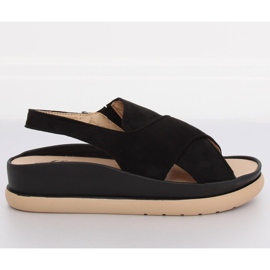 Sandali neri da donna G-202 Black II-GAT nero