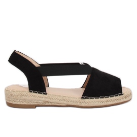 Espadrillas da donna nere SA-2893 Black nero