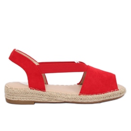 Espadrillas rosse da donna SA-2893 Red rosso