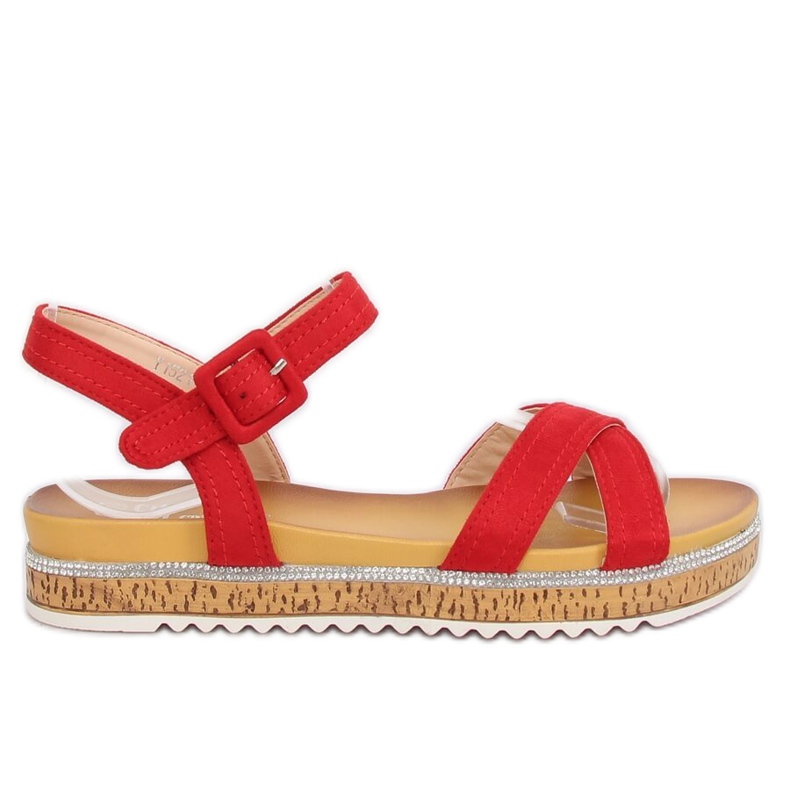 Sandali rossi da donna Y1521 Rosso