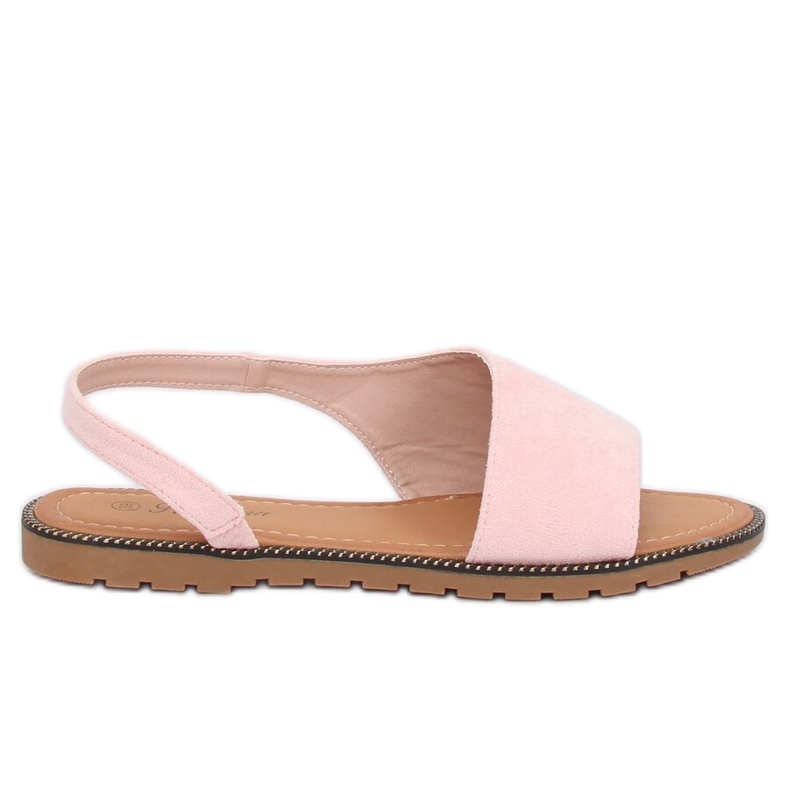 Sandali rosa asimmetrici da donna 982 Pink