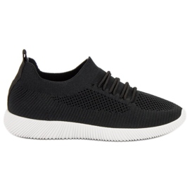 SHELOVET Scarpe sportive slip-on nero