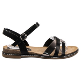 SHELOVET Sandali casual nero