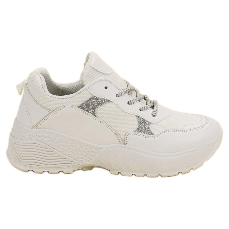 SHELOVET Scarpe da ginnastica bianche alla moda bianca