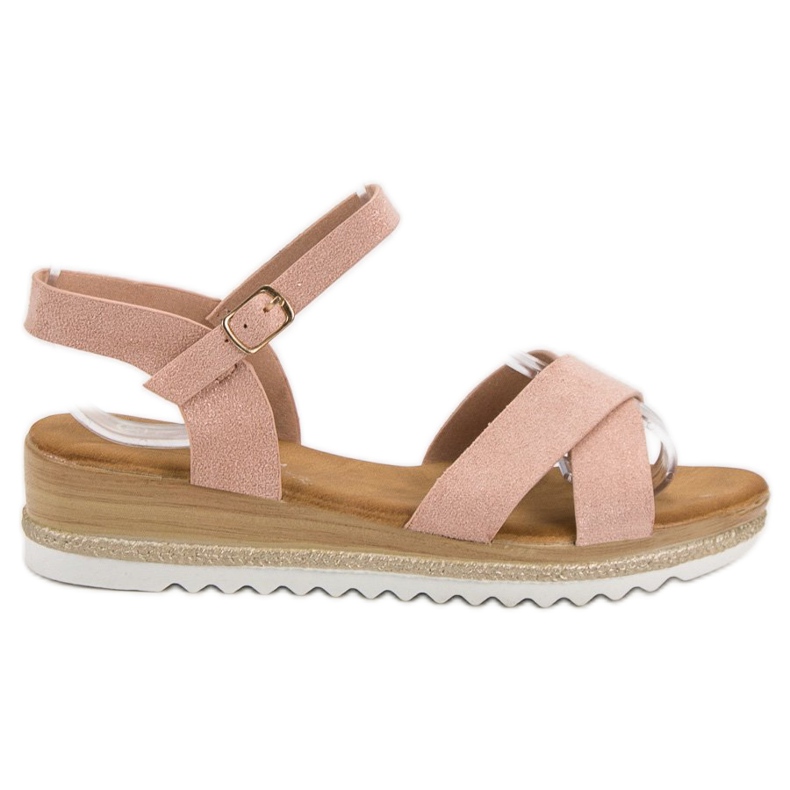Bello Star Sandali in camoscio rosa