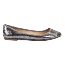 SHELOVET Ballerine d'argento grigio