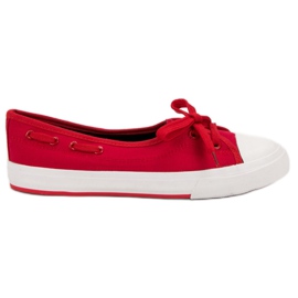 J. Star Scarpe da ginnastica basse alla moda rosso