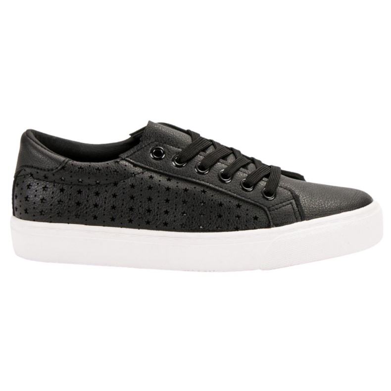 J. Star Sneakers nere traforate nero