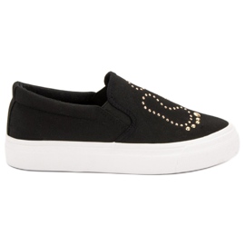 J. Star Slipon Con Strass nero