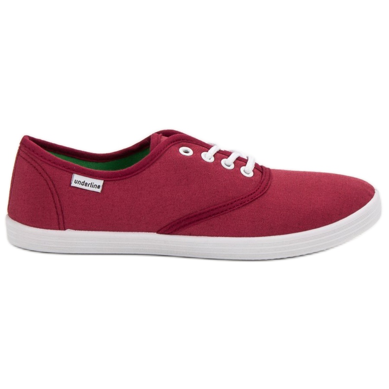 SHELOVET Sneakers con lacci rosso