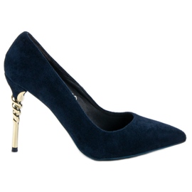 GUAPISSIMA Tacchi alti blu navy