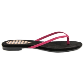 SHELOVET Infradito classiche nero rosa