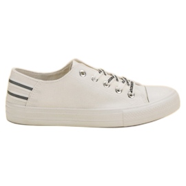 SHELOVET Scarpe da ginnastica basse bianca
