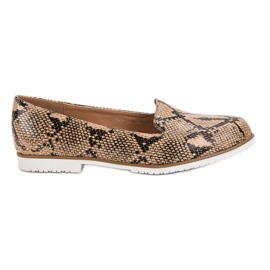 SHELOVET Stampa serpente Lordsy marrone