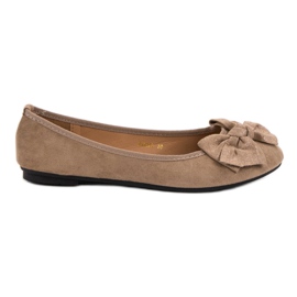 JESSY ROSS Ballerina Con Fiocco marrone