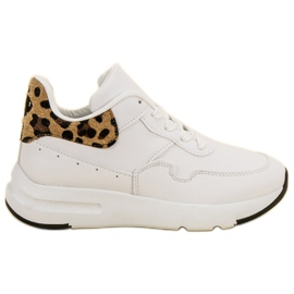 SHELOVET Scarpe da ginnastica bianche bianco