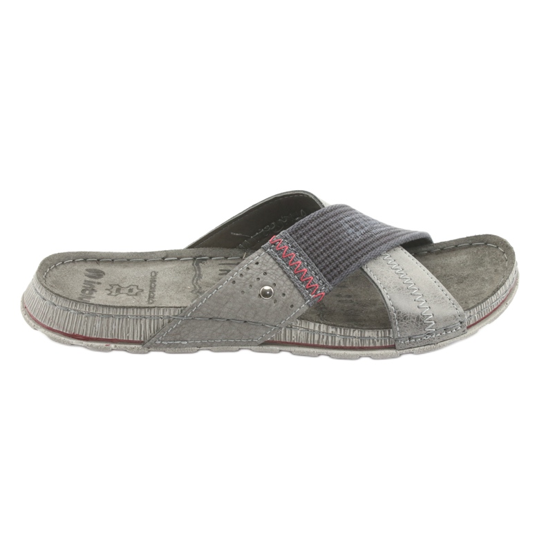 Pantofole da uomo grigie Inblu GG009 grigie nero grigio