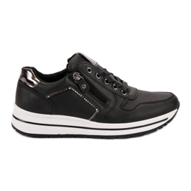 SHELOVET Scarpe sportive nere nero