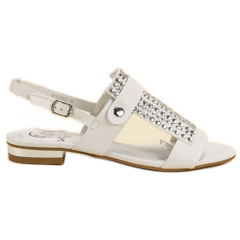 Kylie Sandali bianchi da donna bianca