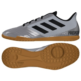 Scarpe indoor adidas Predator 19.4 In M F35630 multicolore grigio
