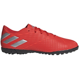 Scarpe da calcio Adidas Nemeziz 19.4 Tf M F34524 rosso rosso
