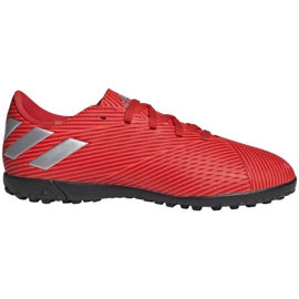 Scarpe da calcio Adidas Nemeziz 19.4 Tf Jr F99935 rosso arance e rossi