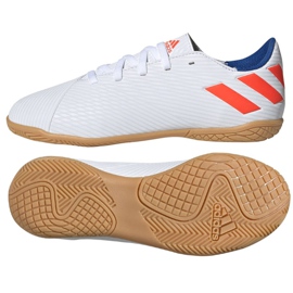 Scarpe indoor adidas Nemeziz Messi 19.4 In Jr F99928 multicolore bianco