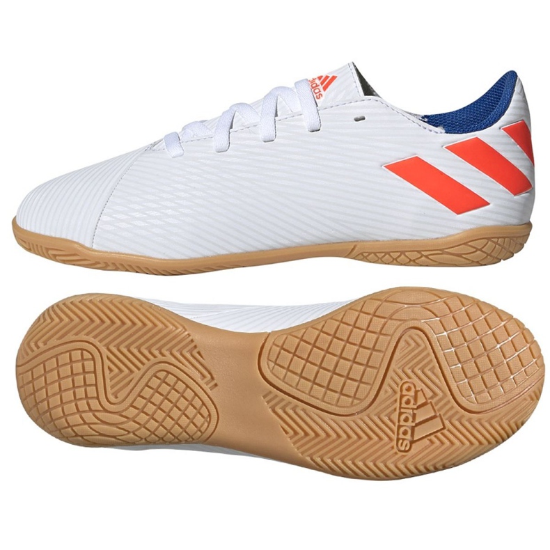 Scarpe indoor adidas Nemeziz Messi 19.4 In Jr F99928 multicolore bianco