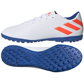 Scarpe da calcio Adidas Nemeziz Messi 19.4 Tf M F34549 multicolore bianca