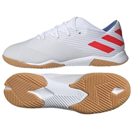 Scarpe indoor adidas Nemeziz Messi 19.3 In M F34431 bianca bianca