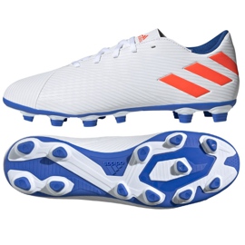 Scarpe da calcio Adidas Nemeziz Messi 19.4 Fg M F34401 multicolore bianco
