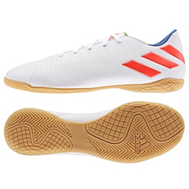 Scarpe indoor adidas Nemeziz Messi 19.4 In M F34550 bianca bianca