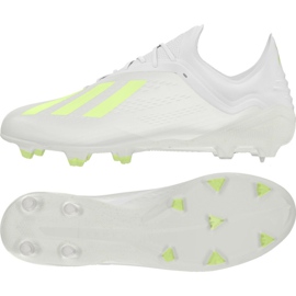Scarpe da calcio Adidas X 18.1 Fg M BB9348 multicolore bianco