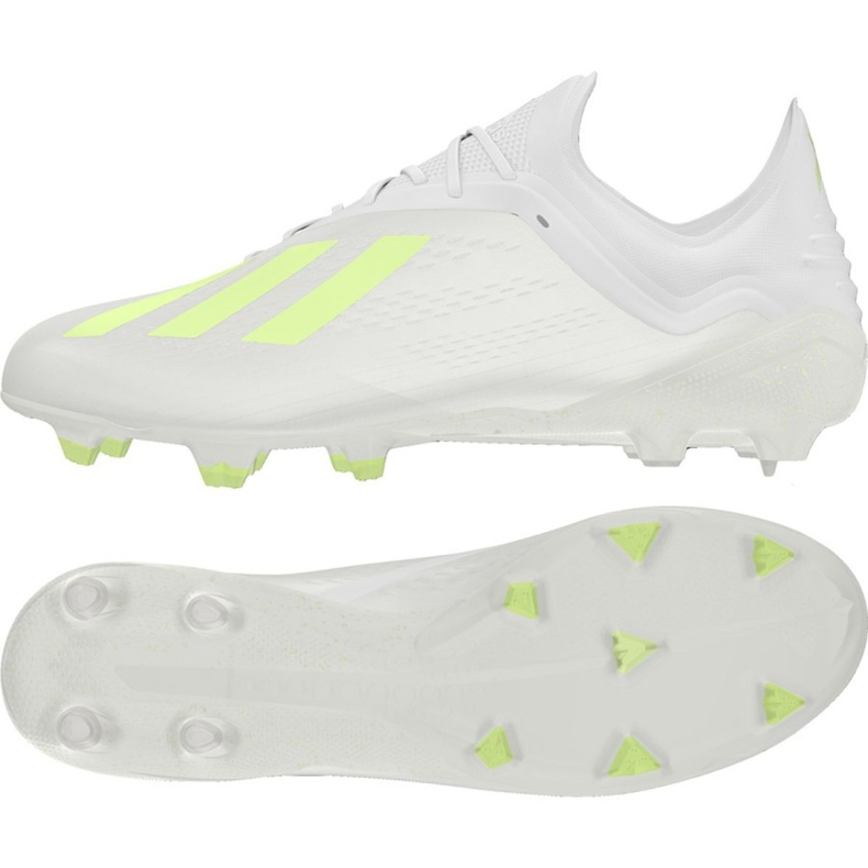 Scarpe da calcio Adidas X 18.1 Fg M BB9348 multicolore bianca