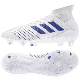 Scarpe da calcio Adidas Predator 19.1 Sg M D98055 bianca bianca