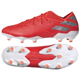 Scarpe da calcio Adidas Nemeziz 19.1 Fg M F34408 rosso rosso