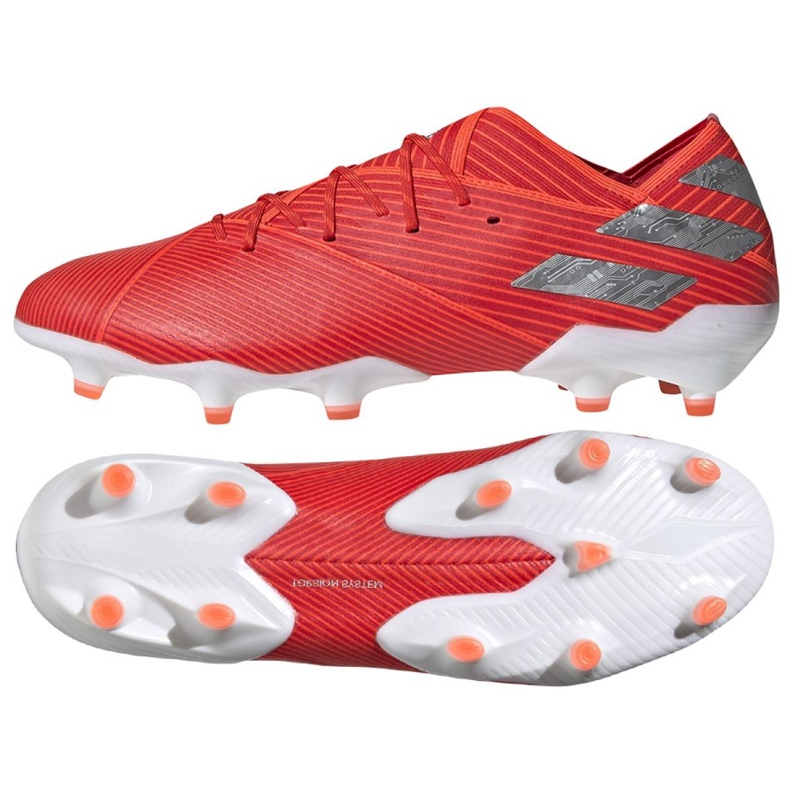 Scarpe da calcio Adidas Nemeziz 19.1 Fg M F34408 rosso rosso