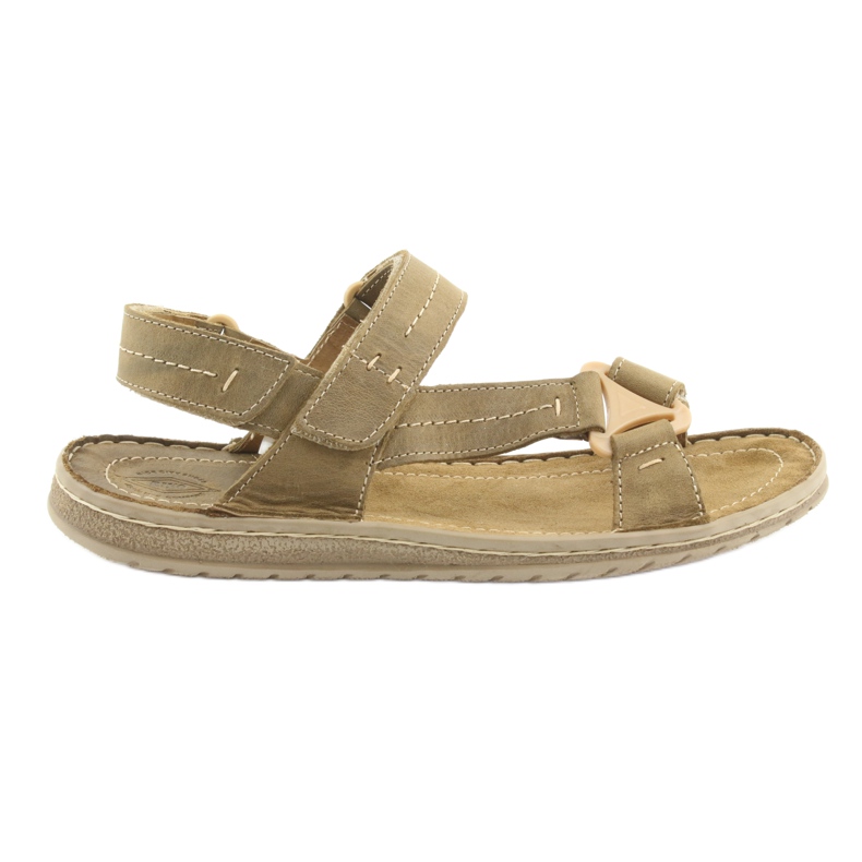 Sandali sportivi con velcro Riko 806 oliva multicolore