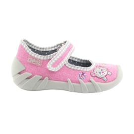 Scarpe per bambini Befado 109P180 grigio rosa
