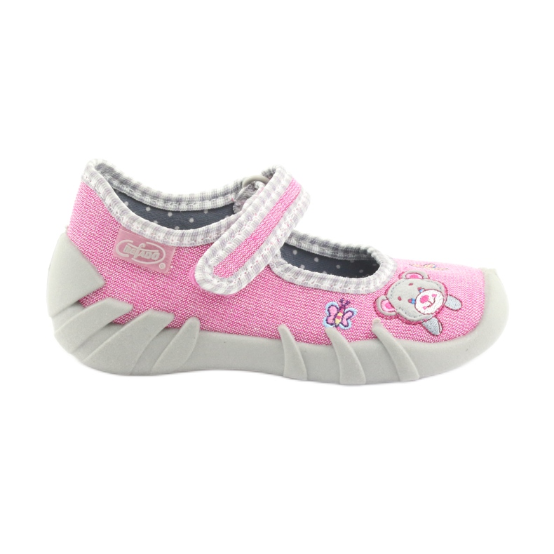 Scarpe per bambini Befado 109P180 grigio rosa